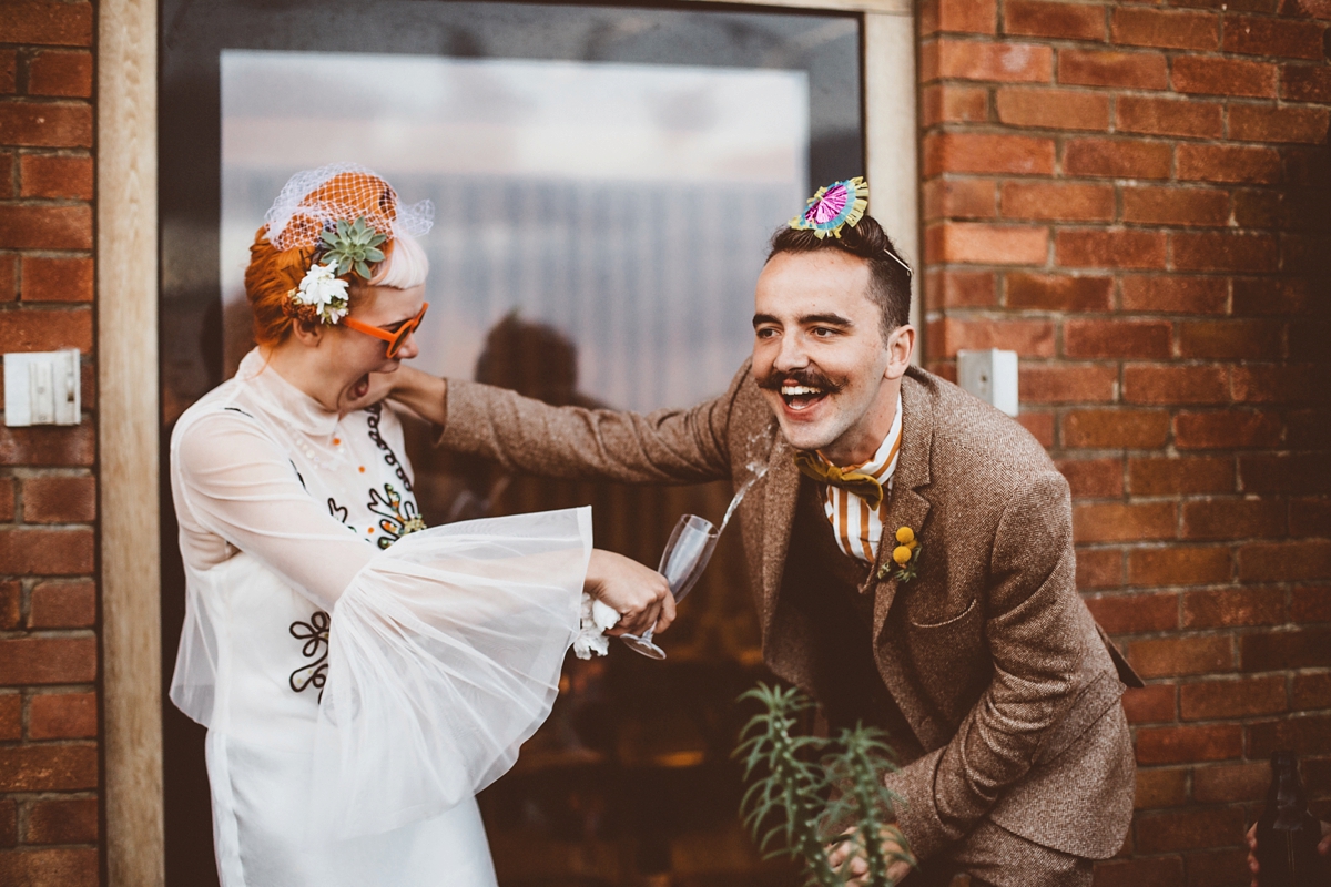 4 A quirky modern and colourful disused lighthouse wedding