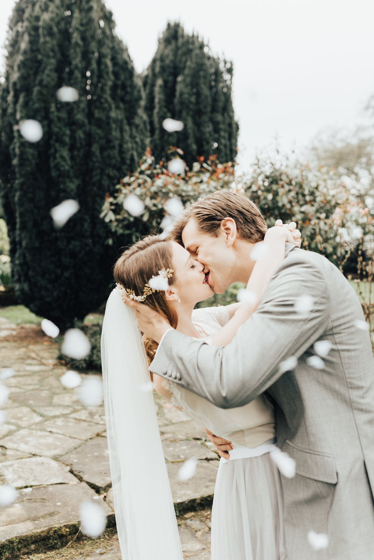 40 Something Blue wedding and bridal inspiration with a handpainted leather jacket