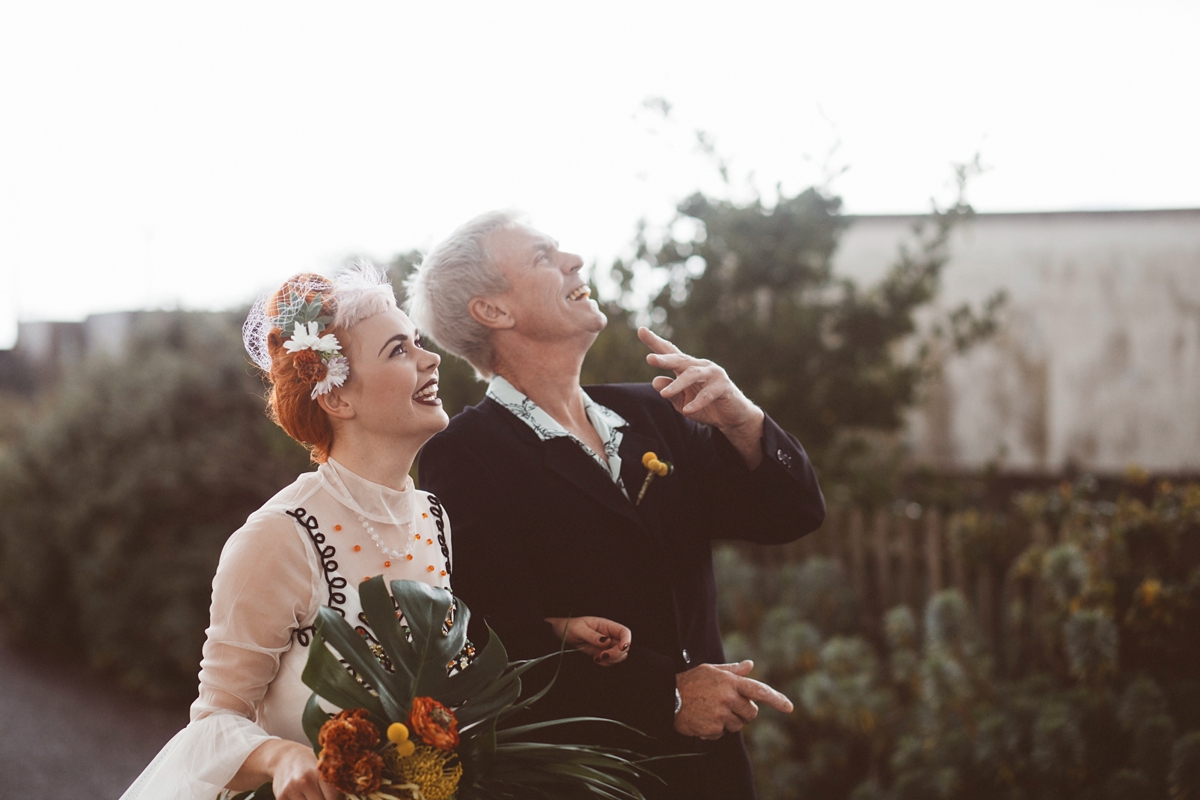 41 A quirky modern and colourful disused lighthouse wedding