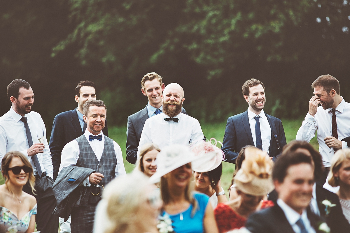 42 A Flora bride dress for a natural and rustic barn wedding in Shropshire