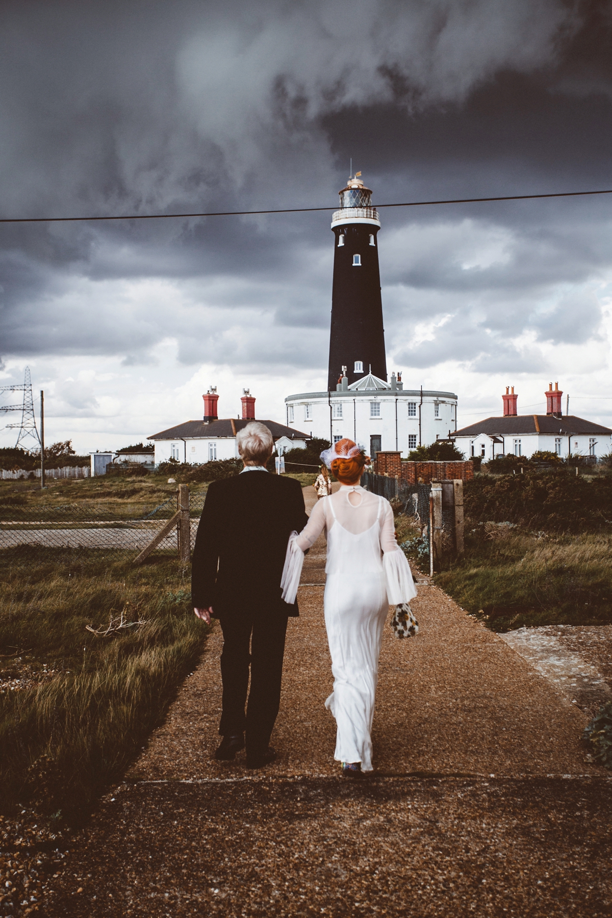 42 A quirky modern and colourful disused lighthouse wedding