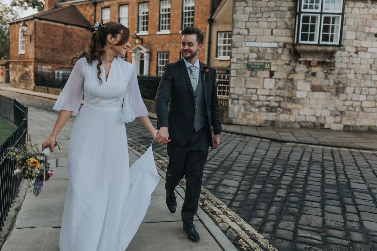 42 A vintage 1970s dress for an intimate and personal wedding in York