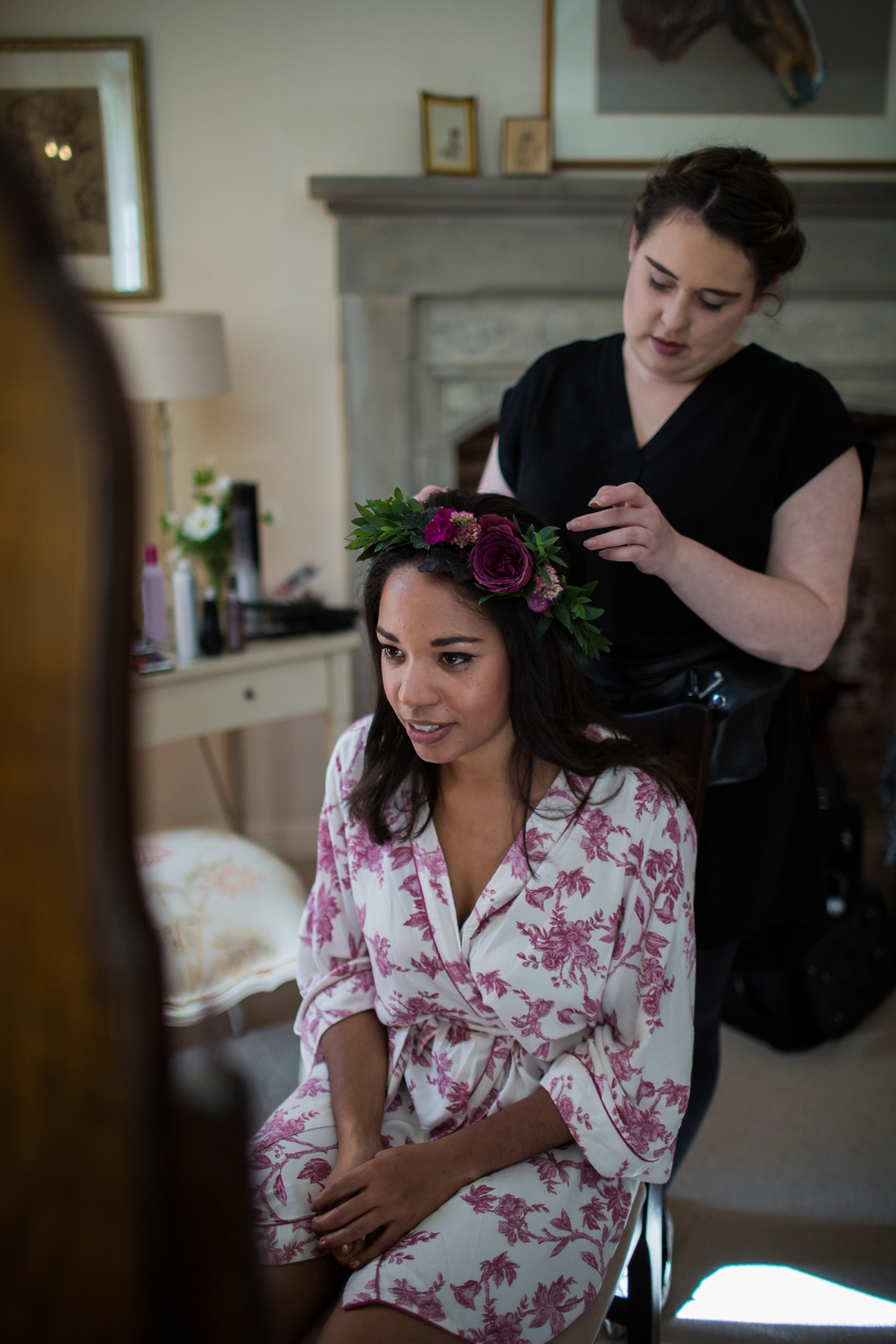 43 A Halfpenny London bride and her feathered skirt and Autumnal Suffolk wedding