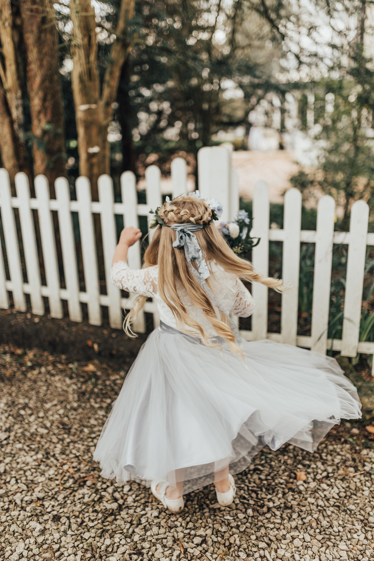 43 Something Blue wedding and bridal inspiration with a handpainted leather jacket