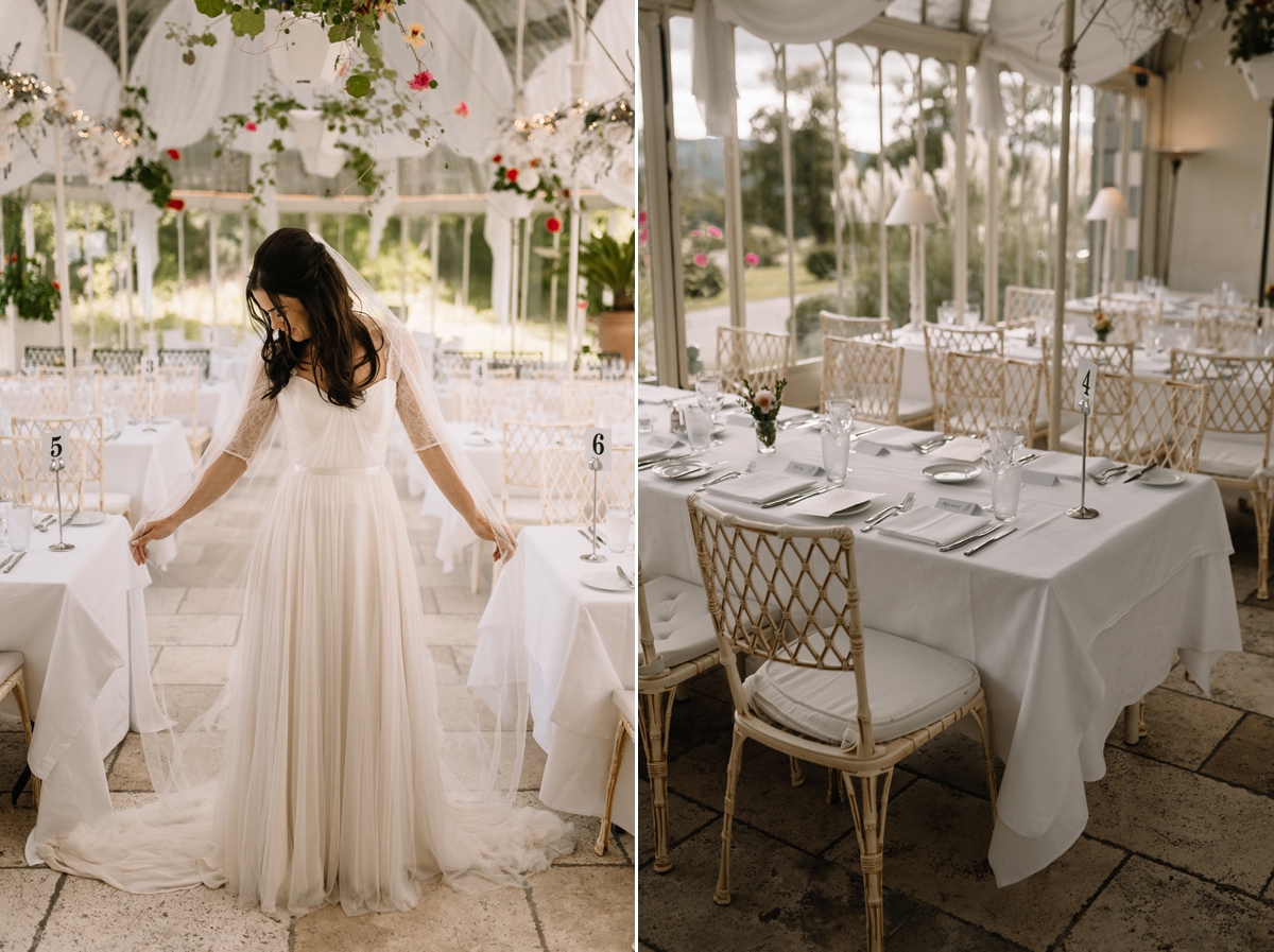 44 A Naomi Neoh bride and her romantic country house wedding