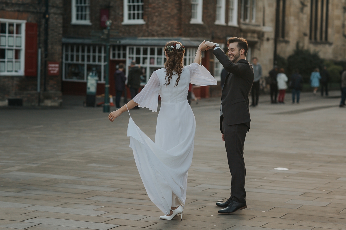 44 A vintage 1970s dress for an intimate and personal wedding in York