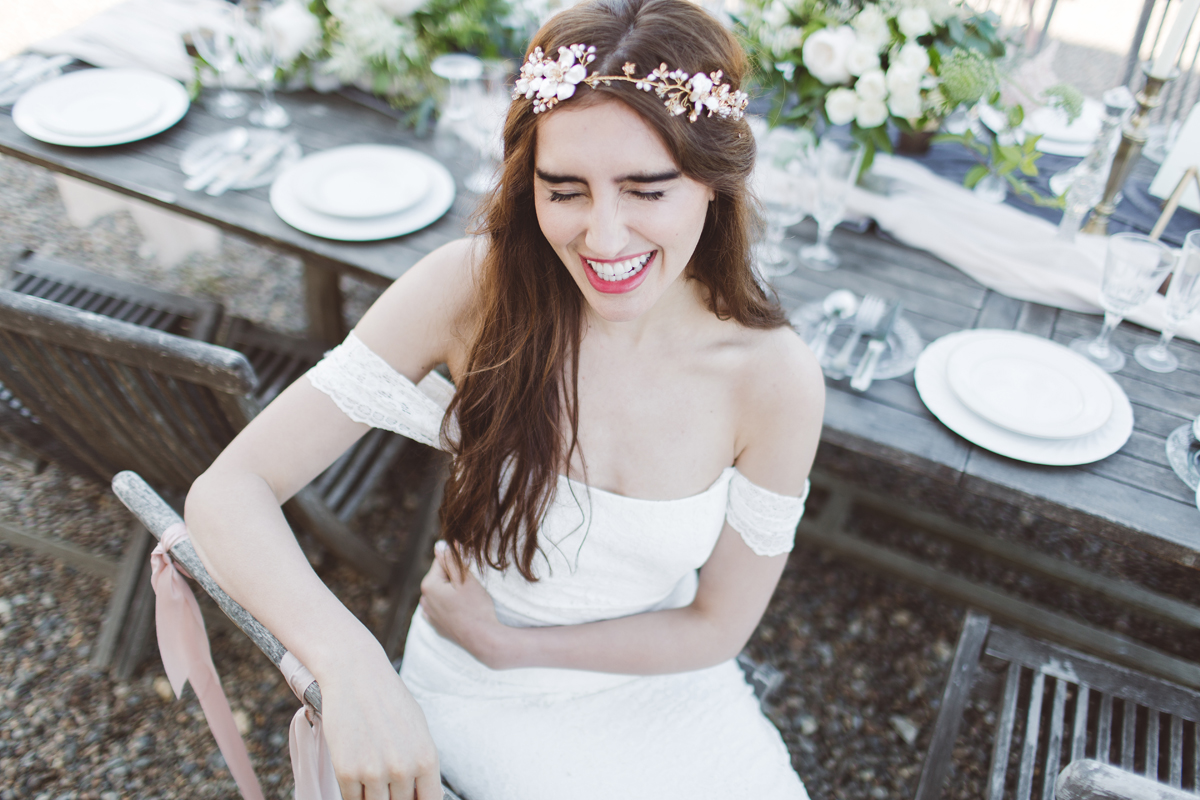 46 A natural and elegant French countryside editorial featuring Charlie Brear and Pronovias