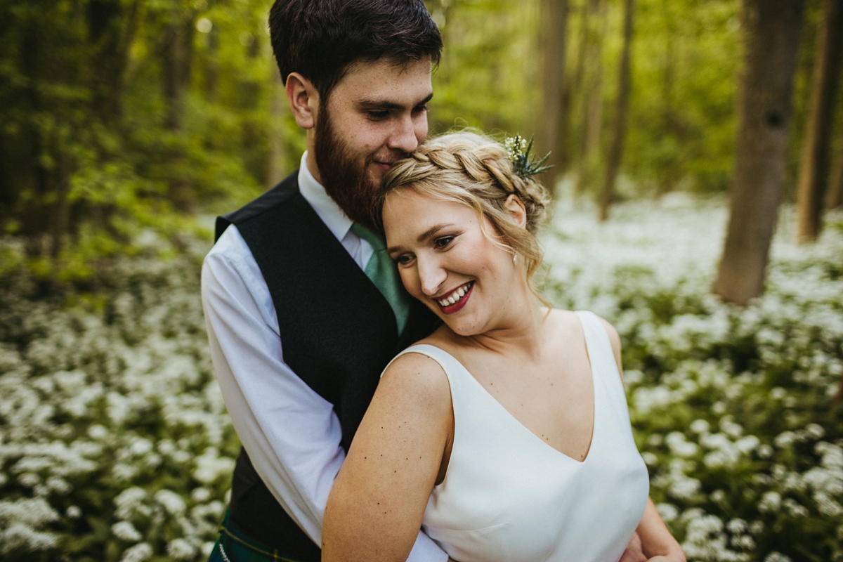 47 A Charlie Brear bride for a country house tipi wedding