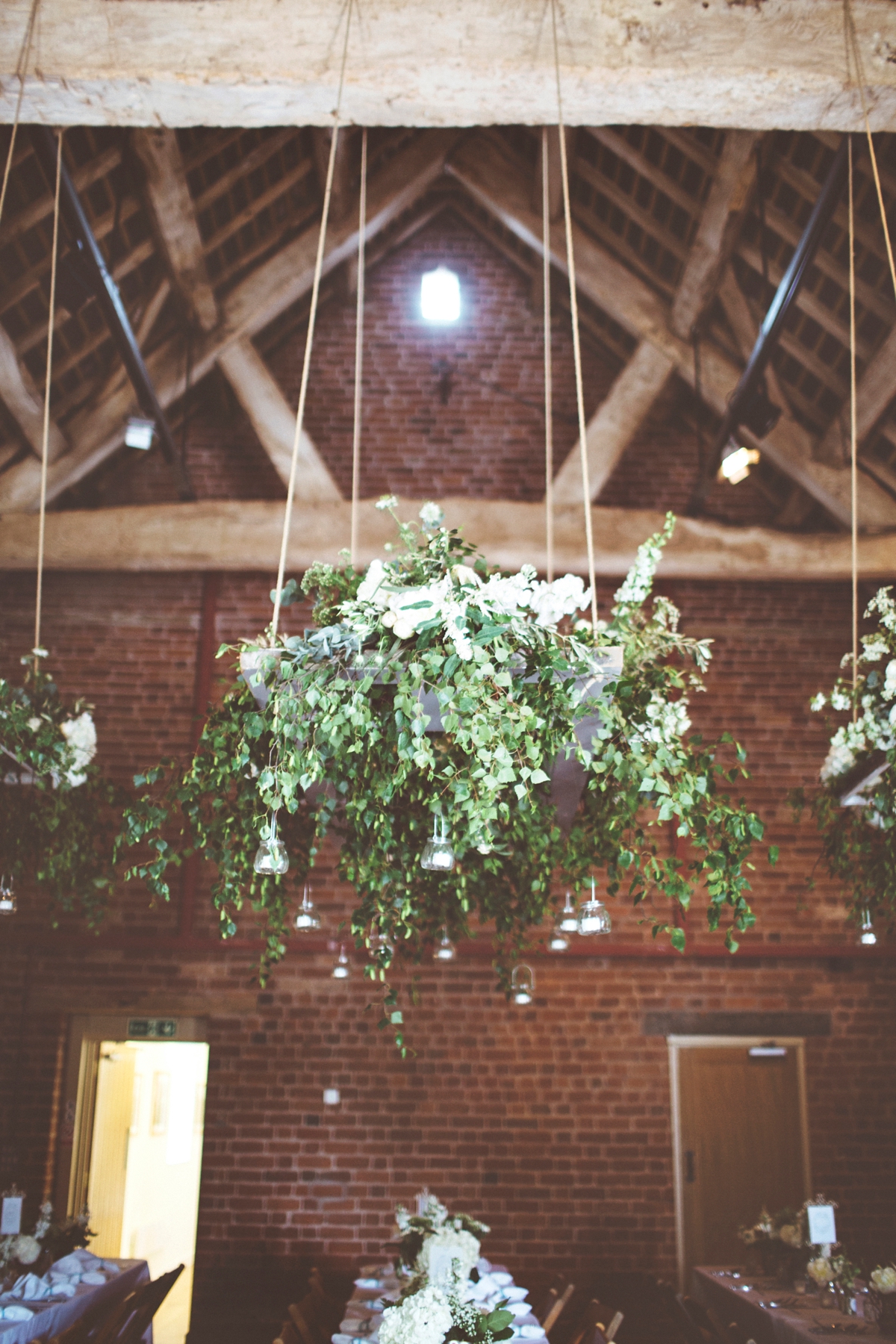 47 A Flora bride dress for a natural and rustic barn wedding in Shropshire