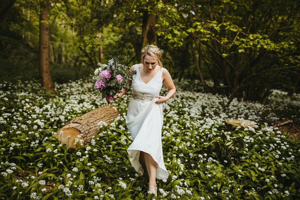 50 A Charlie Brear bride for a country house tipi wedding