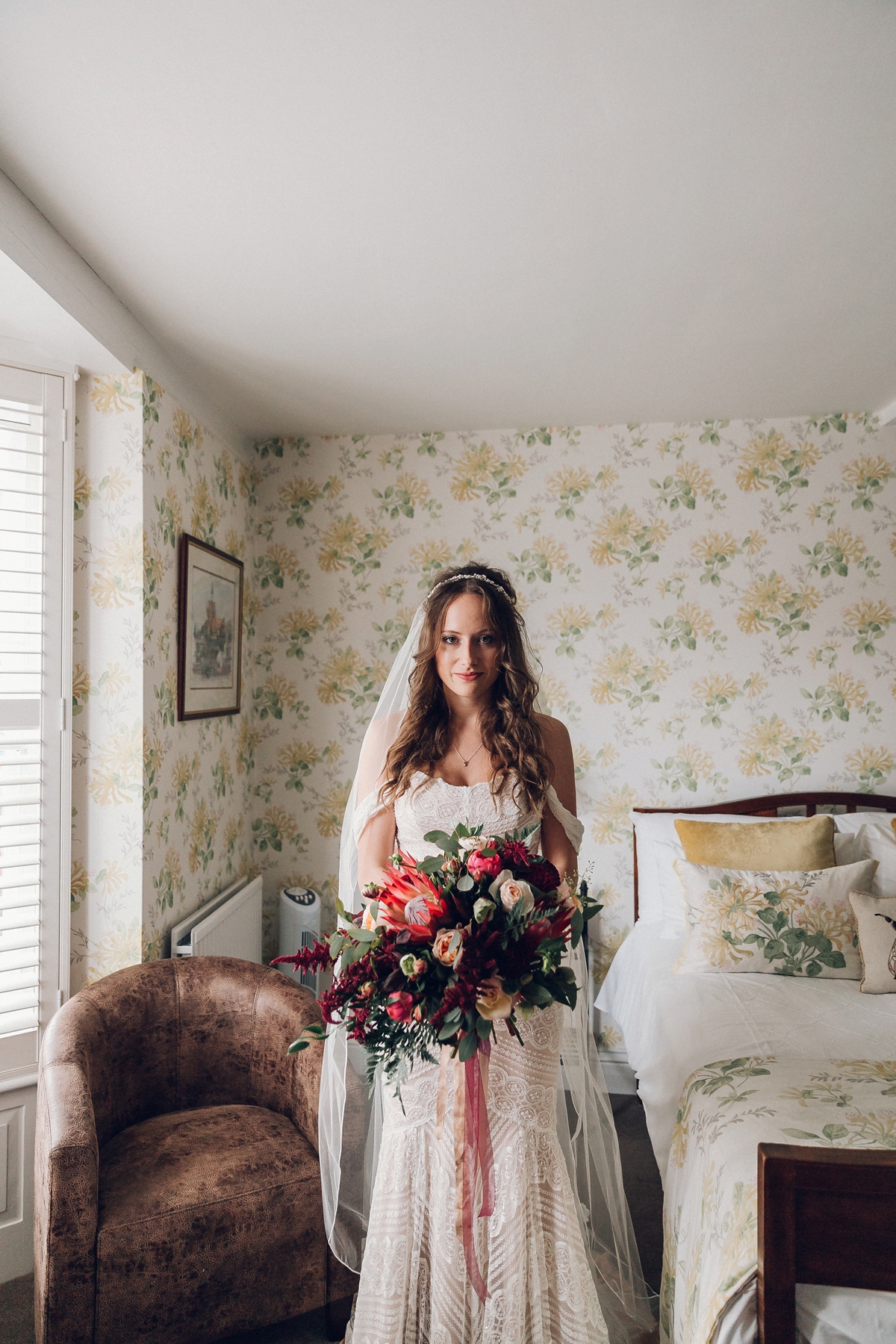 50 A rainy day bohemian barn wedding