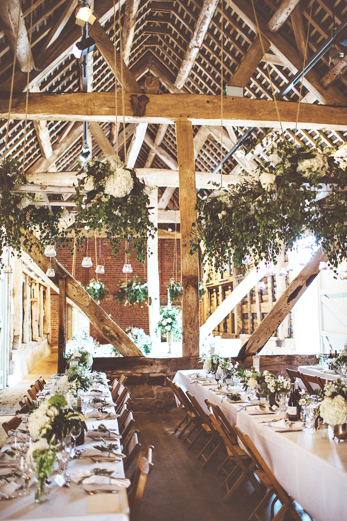 51 A Flora bride dress for a natural and rustic barn wedding in Shropshire