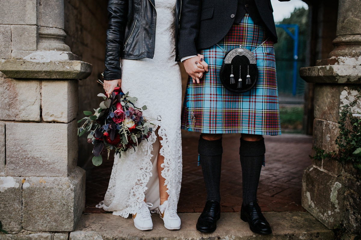 51 A Grace Loves Lace bride and her elegant Welsh castle wedding