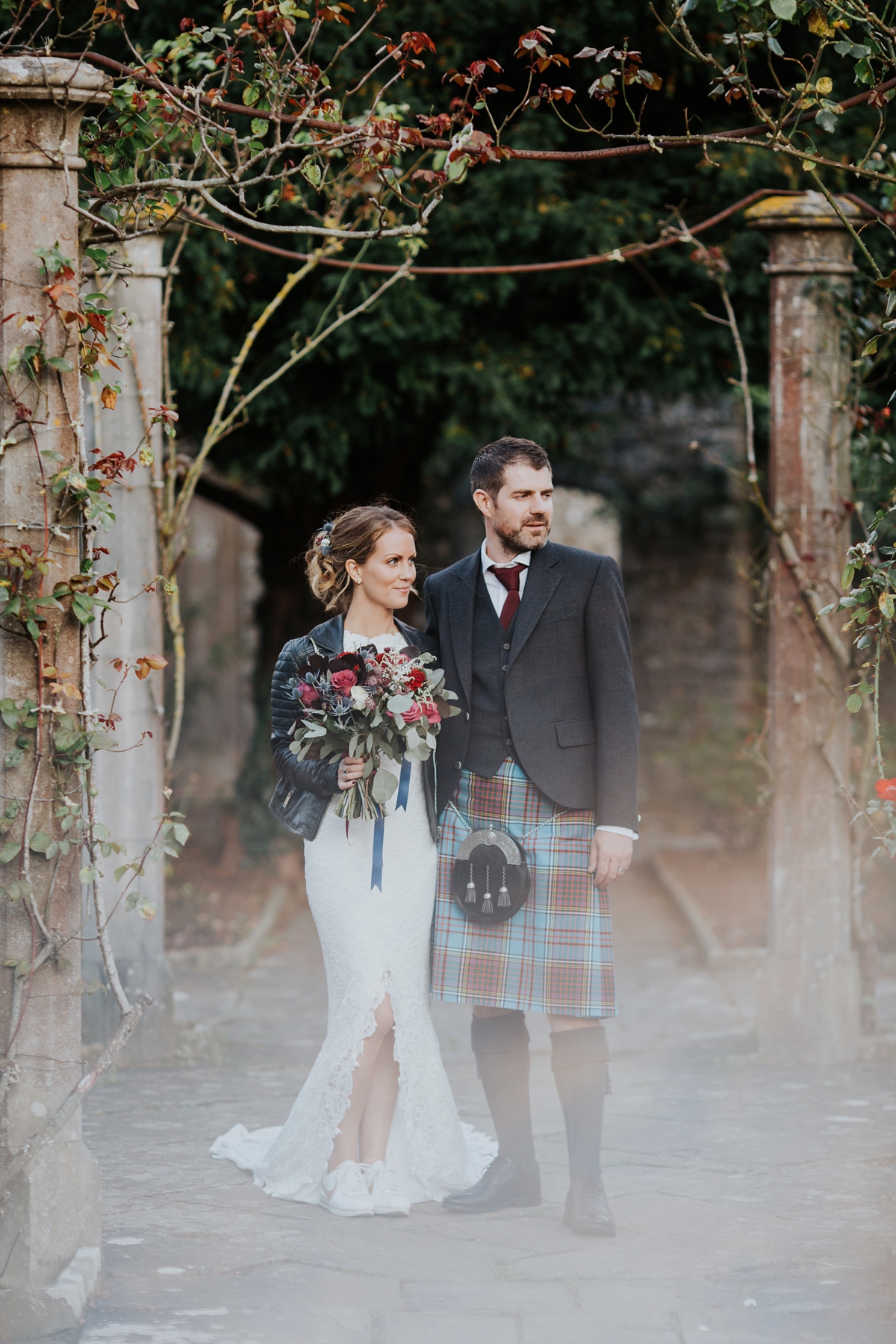 52 A Grace Loves Lace bride and her elegant Welsh castle wedding