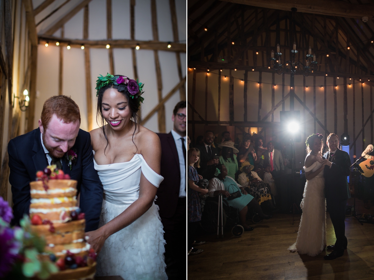6 A Halfpenny London bride and her feathered skirt and Autumnal Suffolk wedding