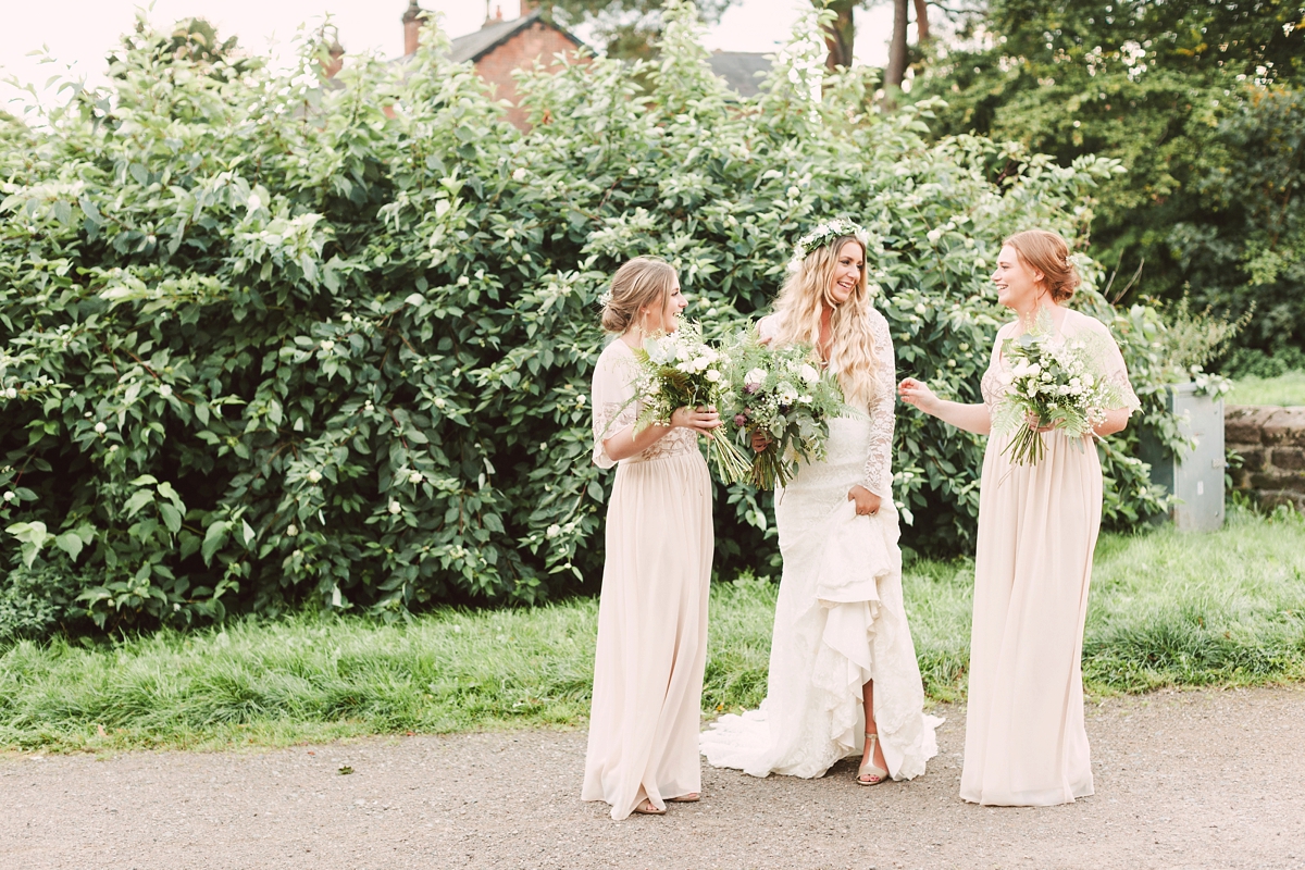 6 A botanical inspired village hall wedding