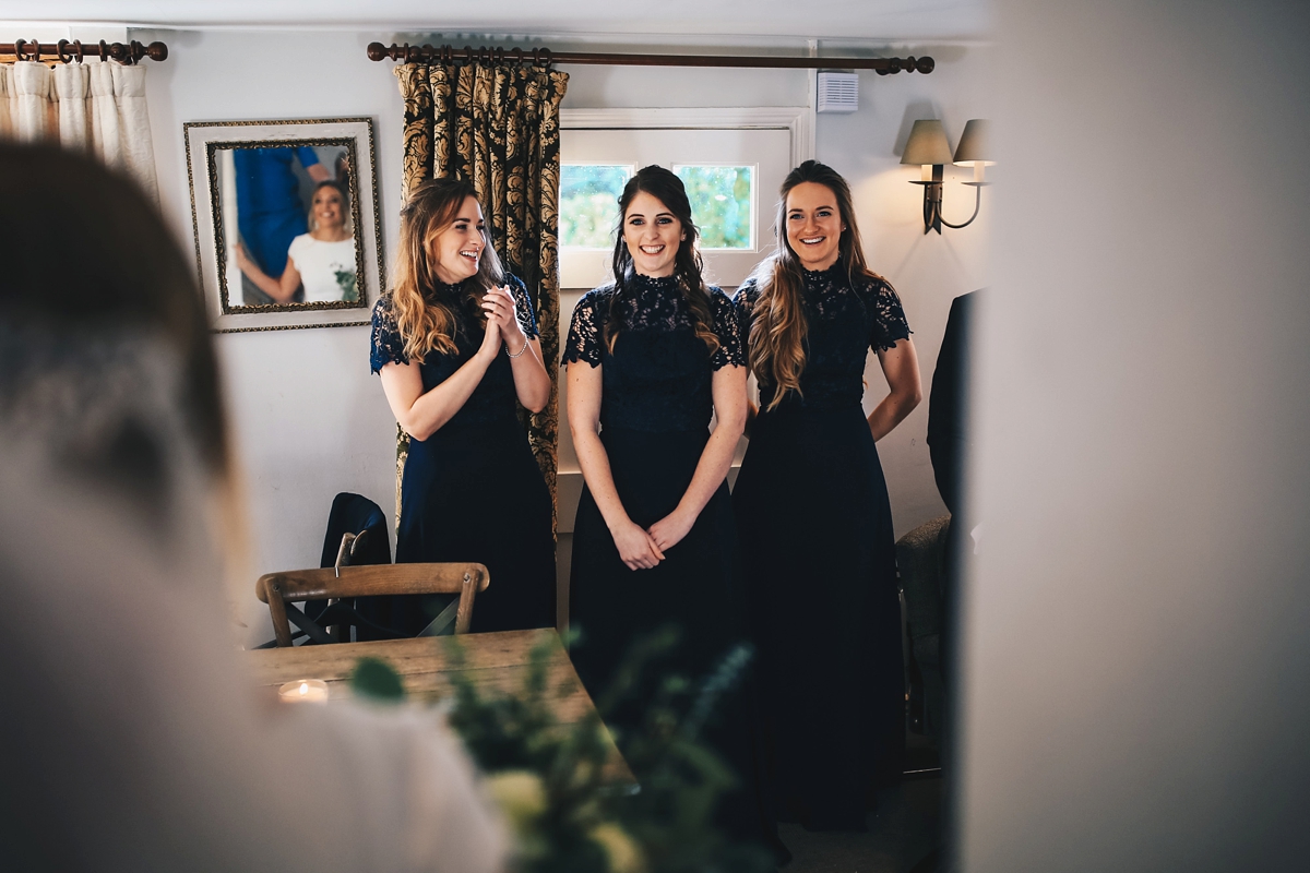 6 Pronovias winter barn Cotswolds wedding - Pronovias Elegance For a Timeless Winter Barn Wedding in the Cotswolds 6 Pronovias winter barn Cotswolds wedding