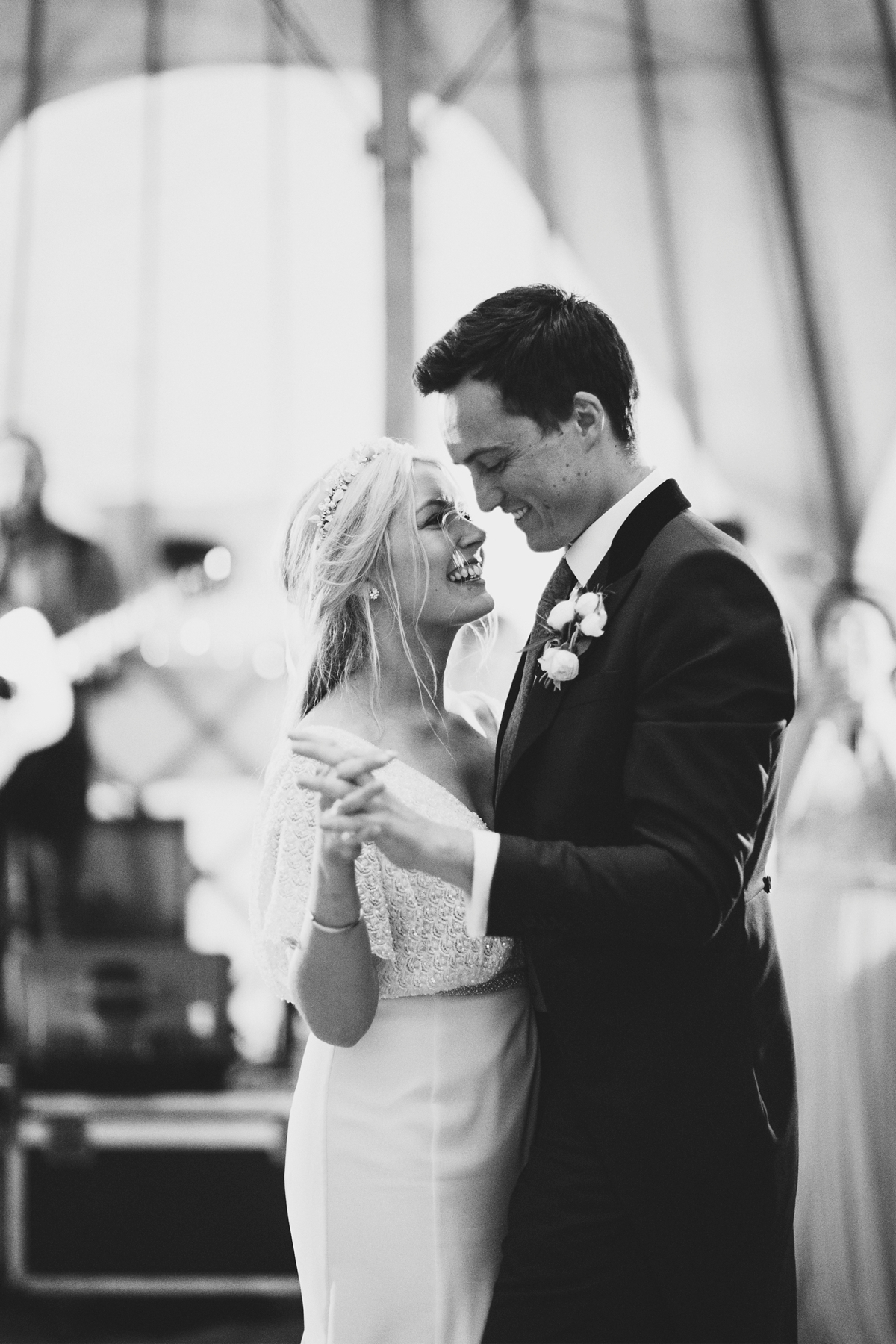 61 A Flora bride dress for a natural and rustic barn wedding in Shropshire