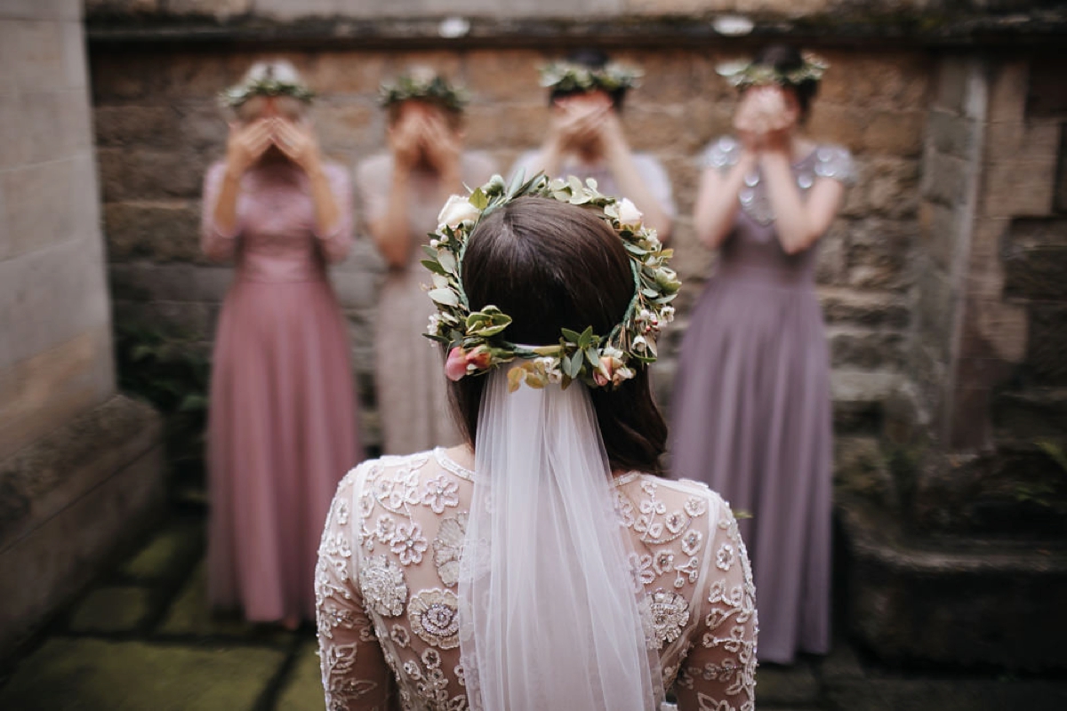 8 A bohemian and botanical inspired wedding with a Needle and Thread dress