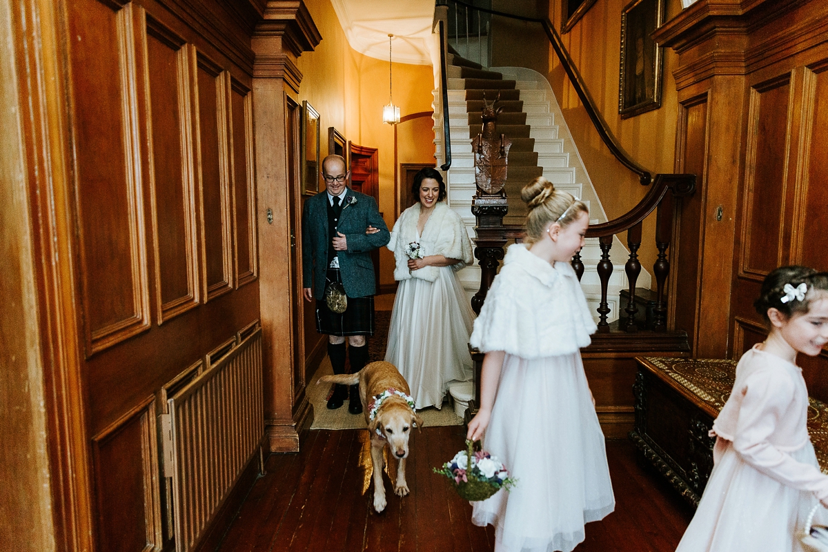 9 An intimate Scottish castle wedding
