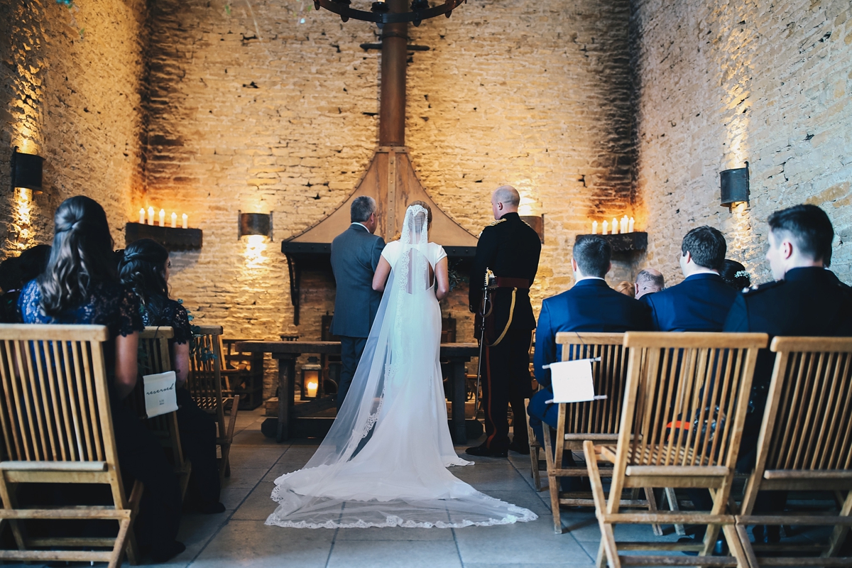 9 Pronovias winter barn Cotswolds wedding - Pronovias Elegance For a Timeless Winter Barn Wedding in the Cotswolds 9 Pronovias winter barn Cotswolds wedding