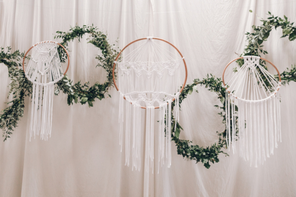 A Dreamcatcher Filled Bohemian, Rainy Day Barn Wedding