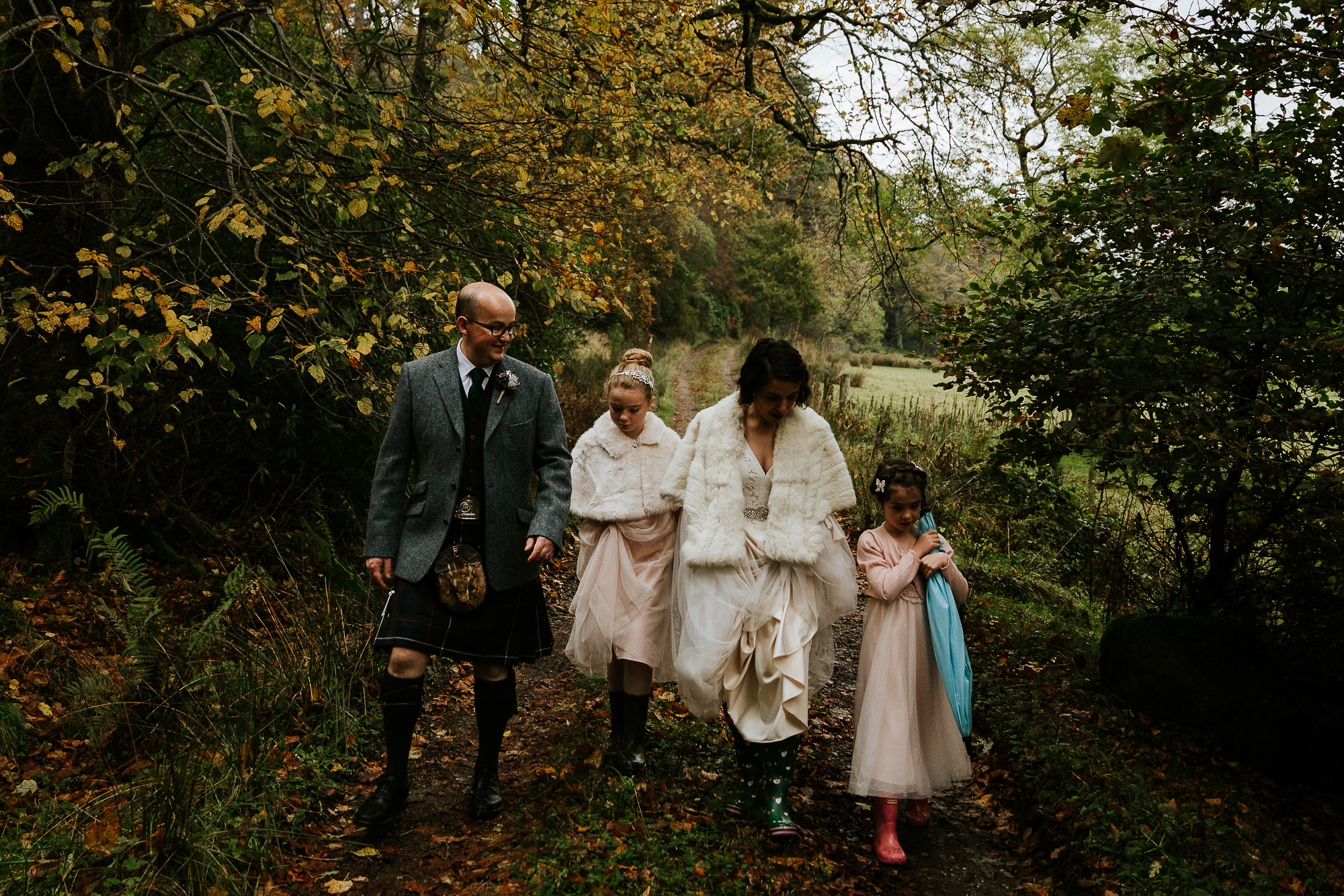 A Family Focussed and Intimate Scottish Castle Blessing with a Catherine Deane Gown 2 Struve Photography RachaelAlistair 121