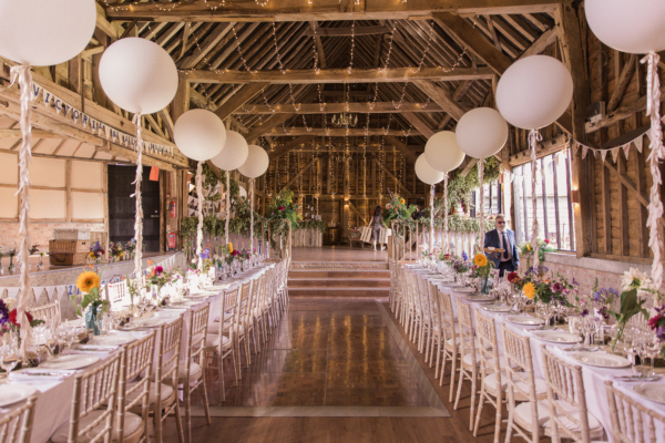 Colourful Florals and Raimon Bundó Lace for a Rustic and DIY Barn Wedding