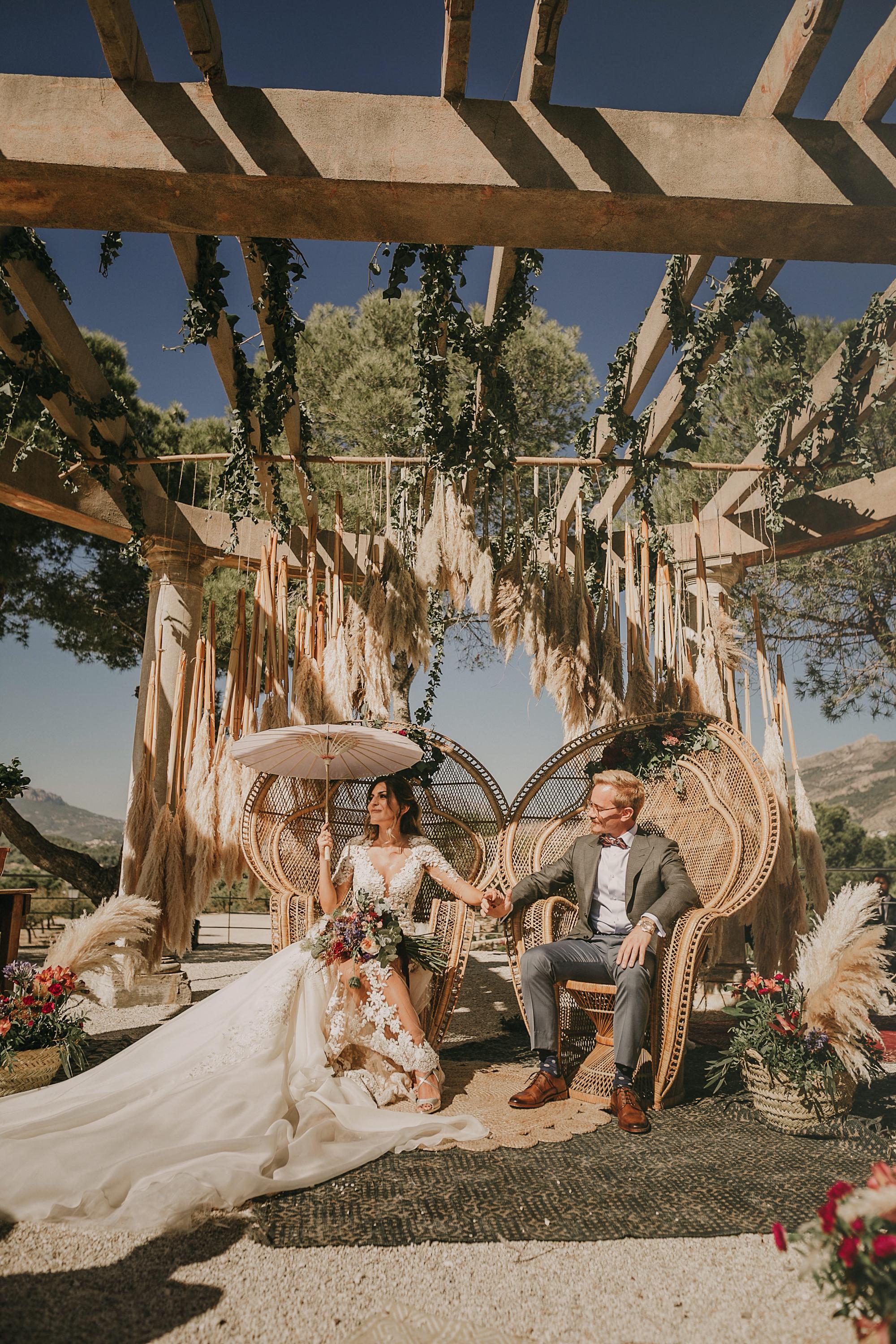 001 A bohemian and nature inspired wedding in Alicante