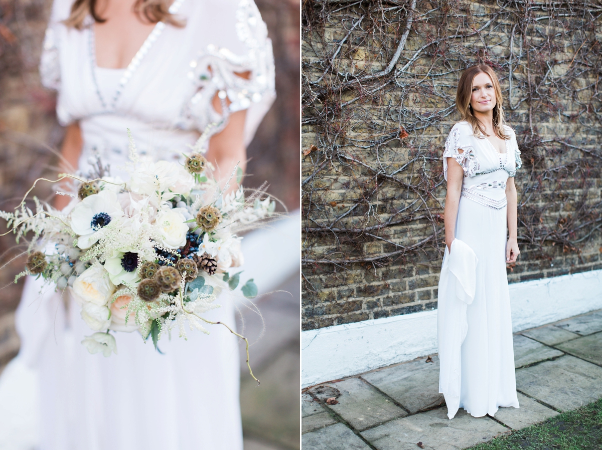 10 A bride in Temperley London for a sophisticated and elegant Winter wedding