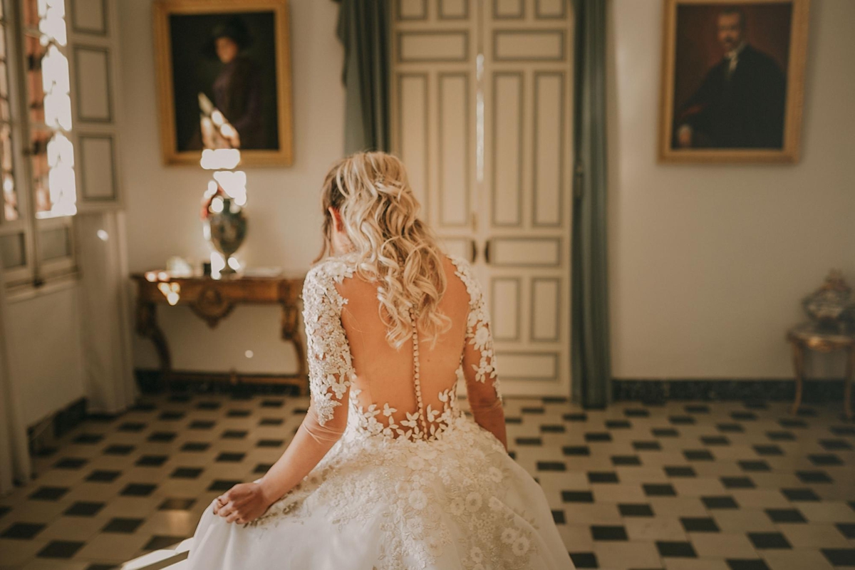 Ruben hernandez wedding clearance dress for sale