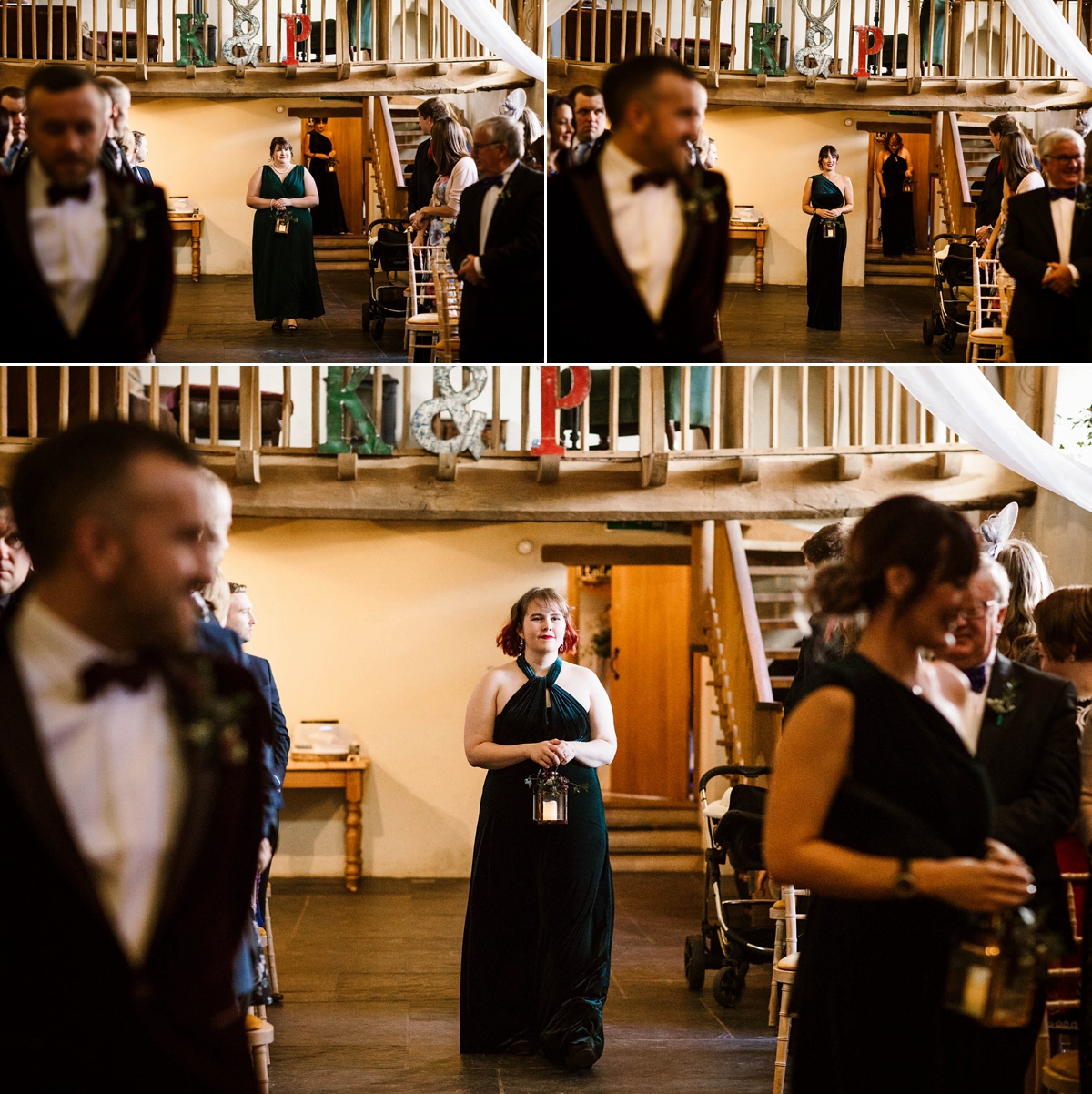 13 A 1920s inspired beaded dress for a winter barn wedding