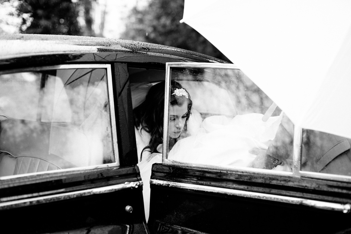 13 A Pronovias gown for a beautiful blue wedding - Pronovias Elegance for a Stylish Navy Blue and Gold Winter Wedding 13 A Pronovias gown for a beautiful blue wedding