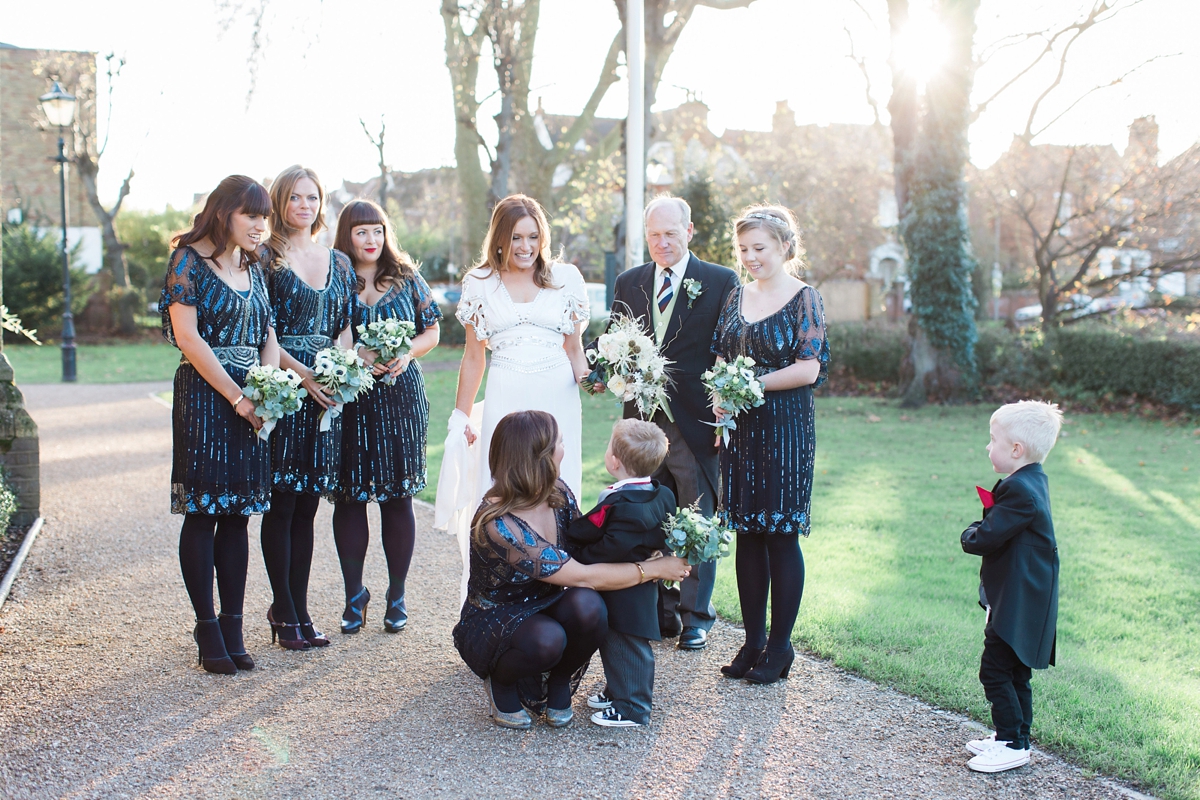 13 A bride in Temperley London for a sophisticated and elegant Winter wedding