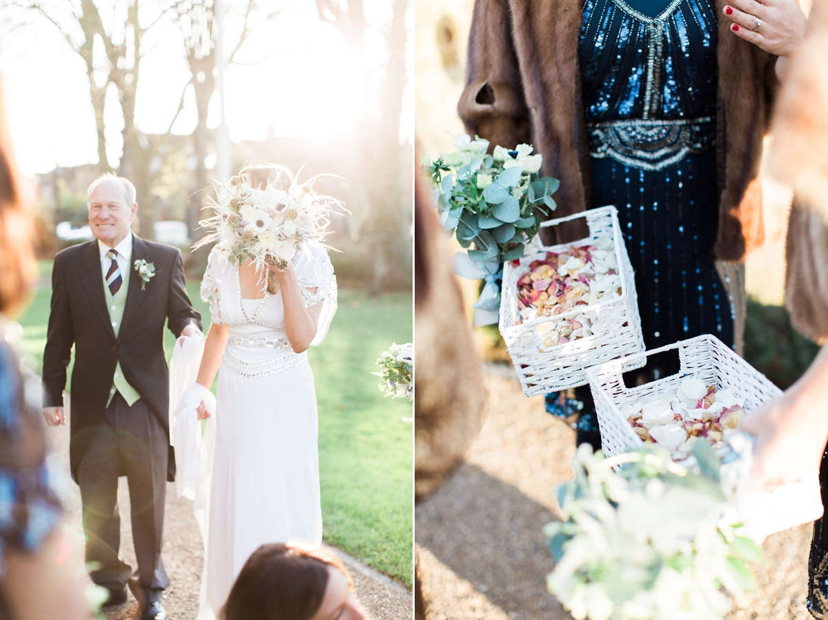 14 A bride in Temperley London for a sophisticated and elegant Winter wedding