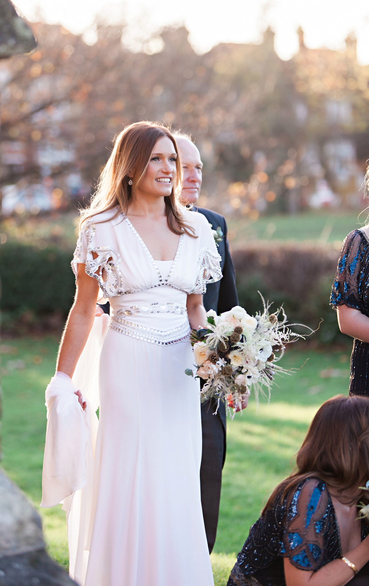 15 A bride in Temperley London for a sophisticated and elegant Winter wedding