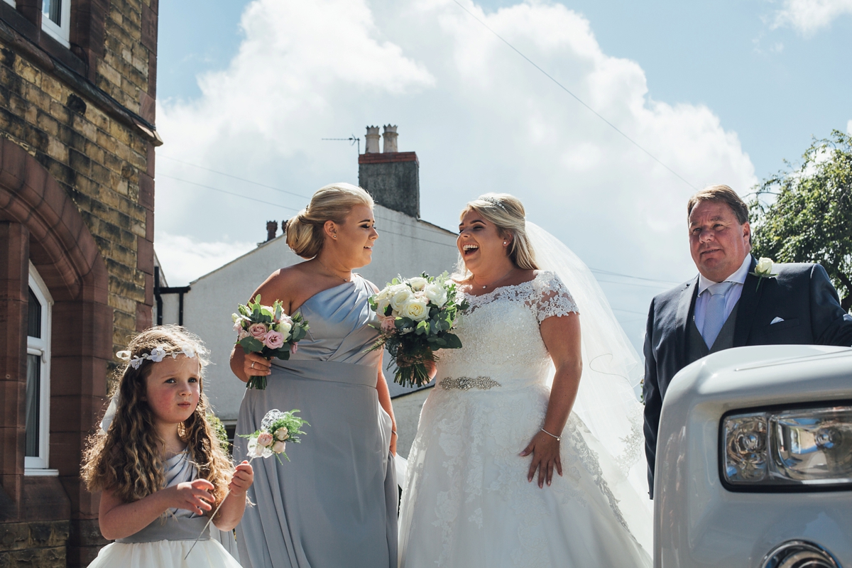 17 A La Sposa dress for a family focussed summer wedding in Liverpool