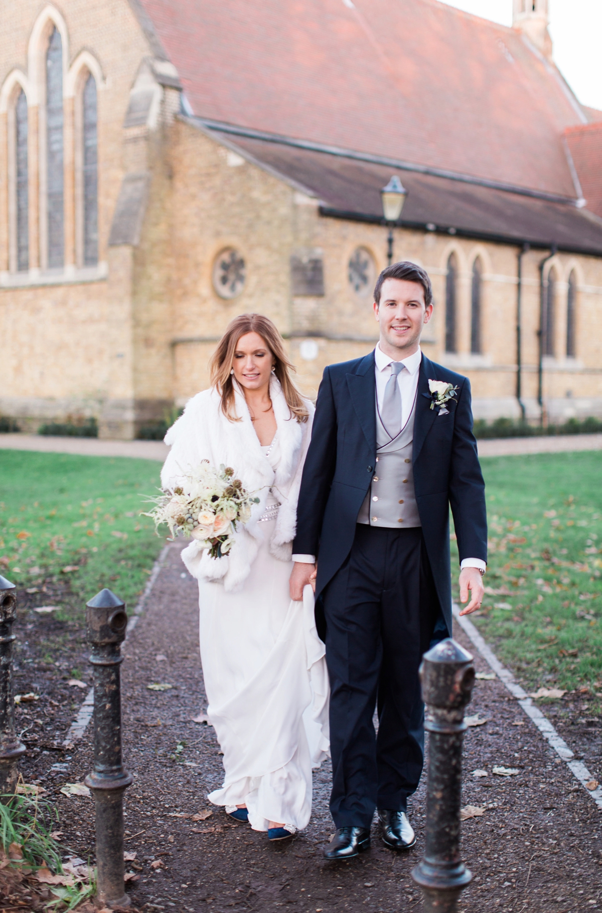 17 A bride in Temperley London for a sophisticated and elegant Winter wedding