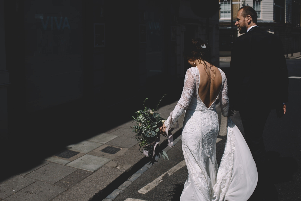 18 A Grace Loves Lace gown for a DIY garden wedding inspired by nature and flowers
