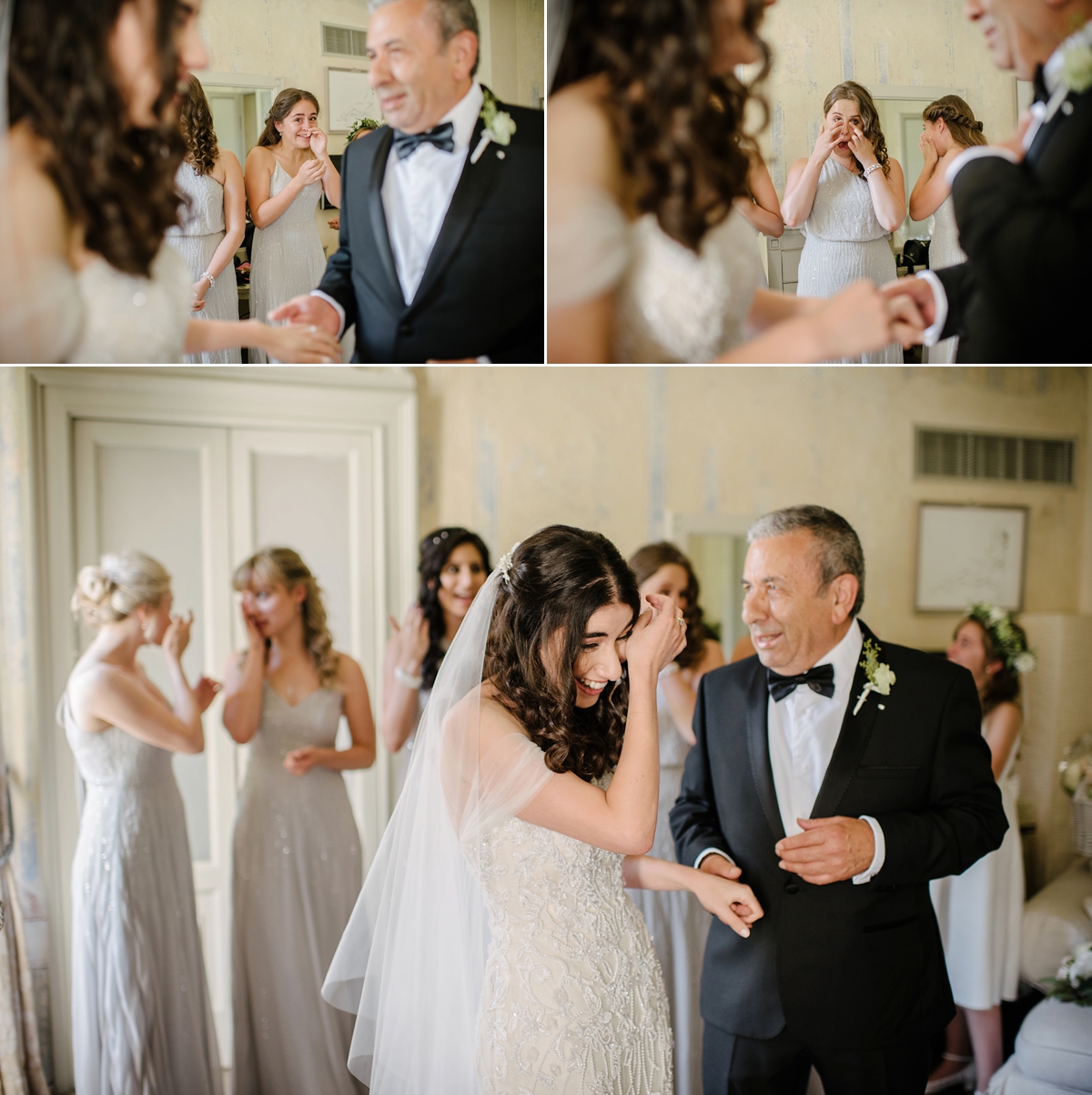 19 A Monique Lhuillier gown for a romantic summer villa wedding on Lake Como in Italy