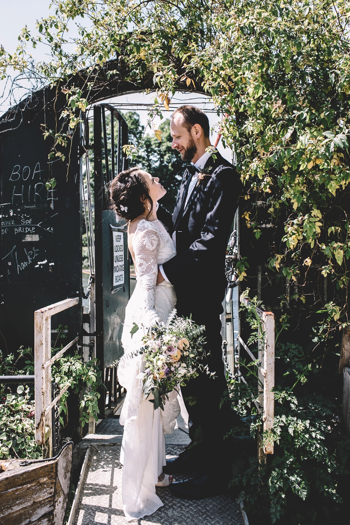 2 A Grace Loves Lace gown for a DIY garden wedding inspired by nature and flowers 1