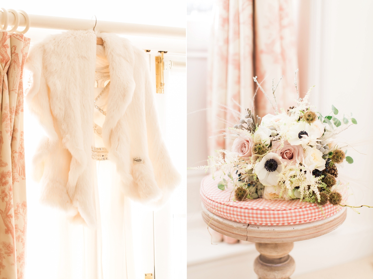 2 A bride in Temperley London for a sophisticated and elegant Winter wedding