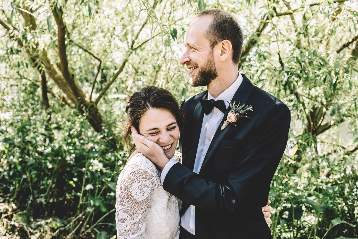 21 A Grace Loves Lace gown for a DIY garden wedding inspired by nature and flowers