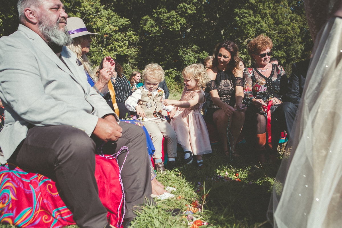 21 A colourful woodland wedding