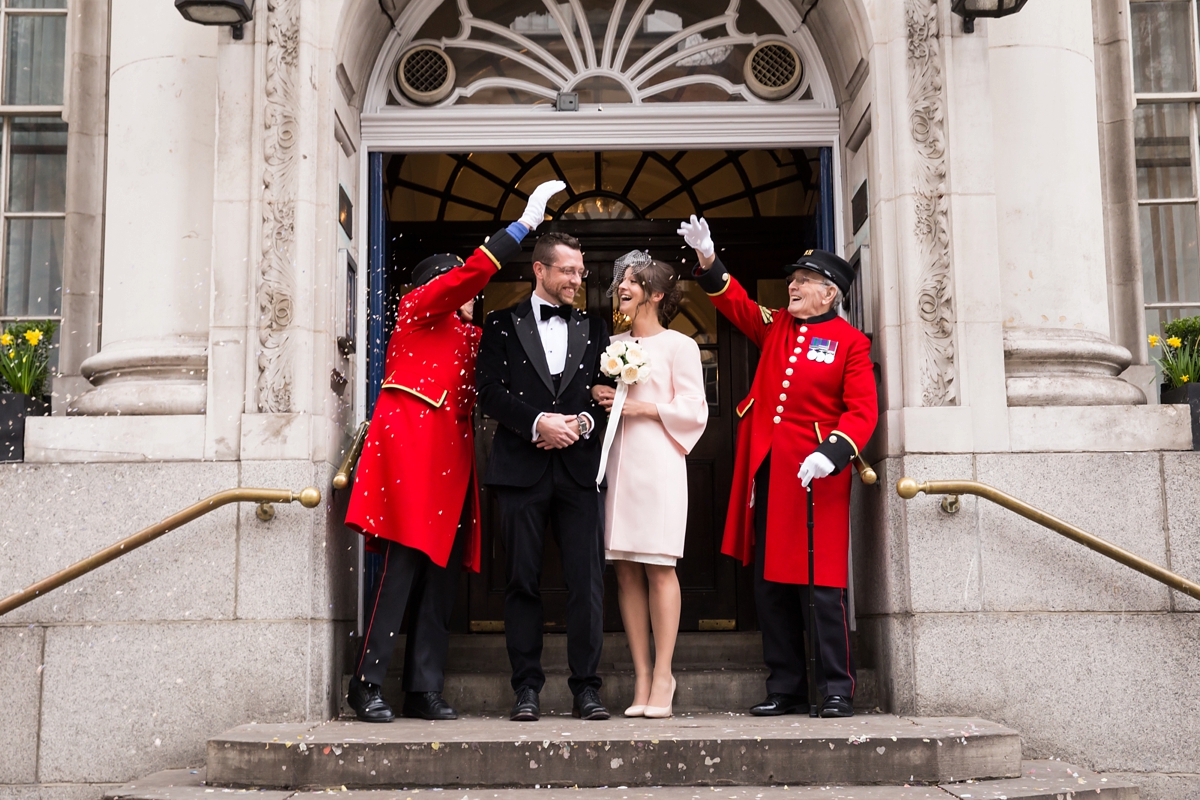 23 A 1950s inspired modern intimate wedding with a short dress by Kate Edmondson