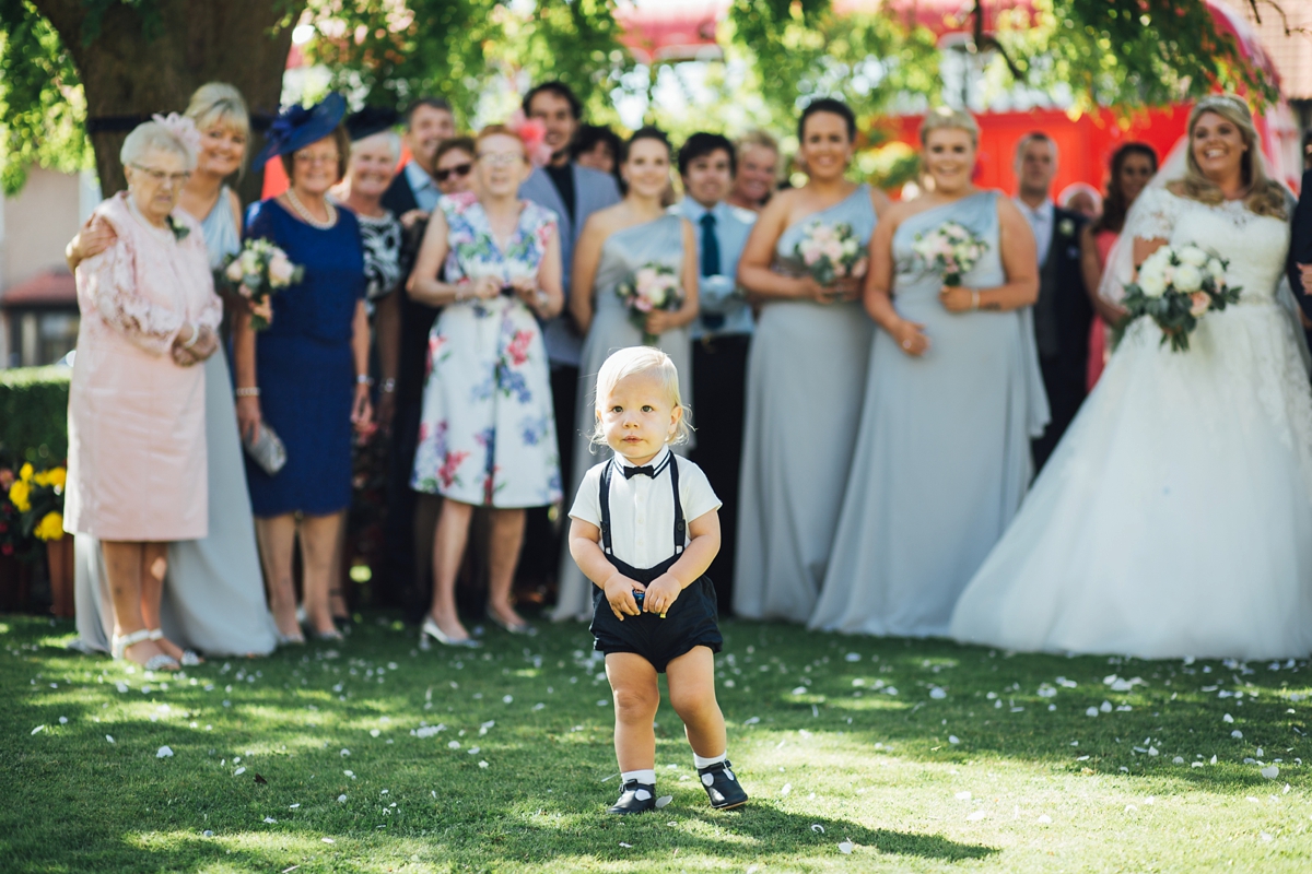 23 A La Sposa dress for a family focussed summer wedding in Liverpool