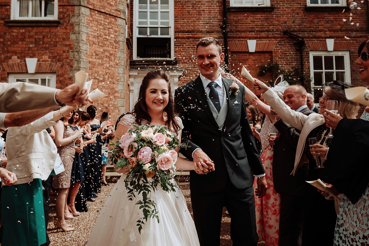 23 A Naomi Neoh bride and her romantic English Cheshire country house wedding