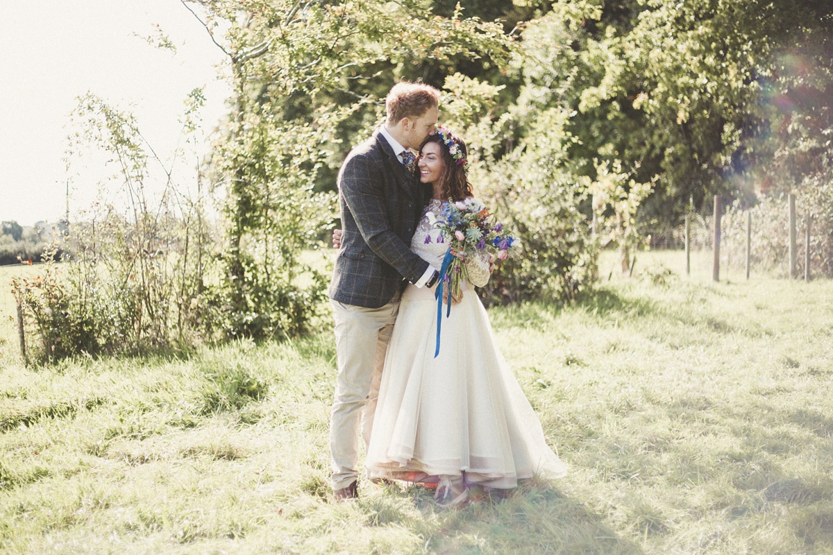 27 A colourful woodland wedding