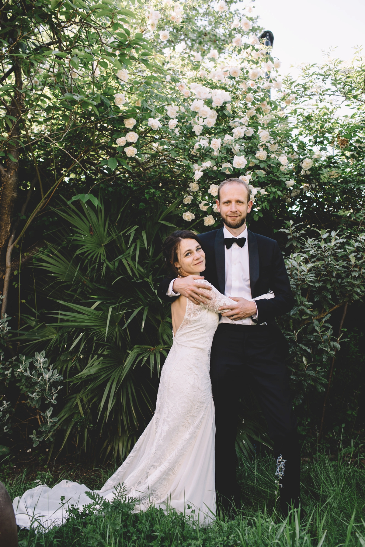 28 A Grace Loves Lace gown for a DIY garden wedding inspired by nature and flowers