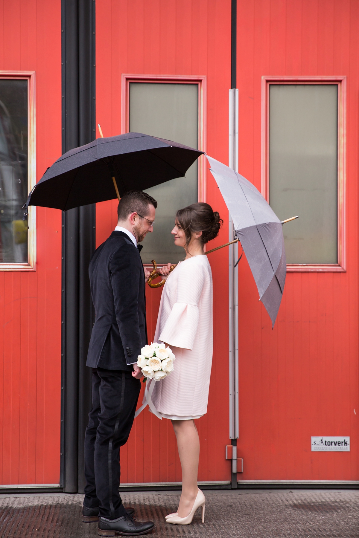 29 A 1950s inspired modern intimate wedding with a short dress by Kate Edmondson